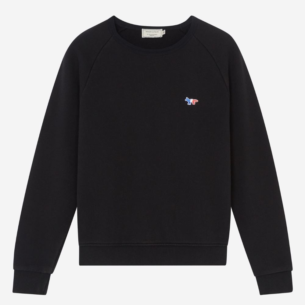 Maison Kitsune Tricolor Fox Patch Sweatshirt